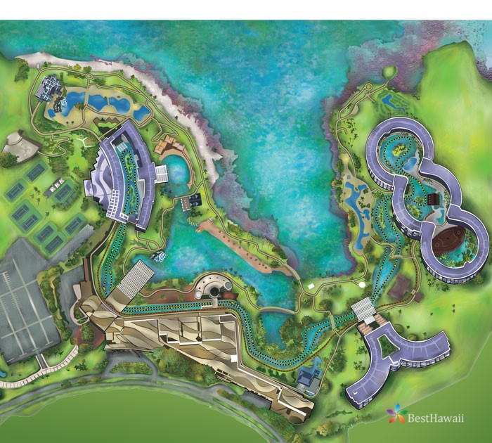 HILTON WAIKOLOA - Resort Map Img