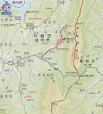 왕터산 정상 이미지
