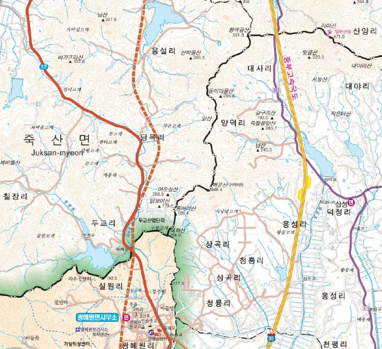 죽림산 정상 이미지