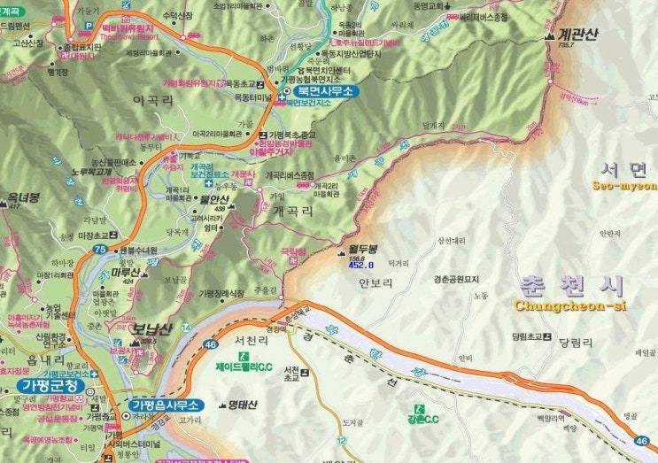 월두봉 정상 이미지