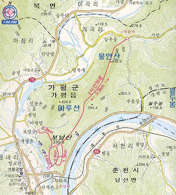 월두봉 정상 이미지