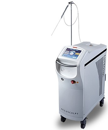 윤곽수술 후 연부조직 시술로 소개된 Accusculpt 장비