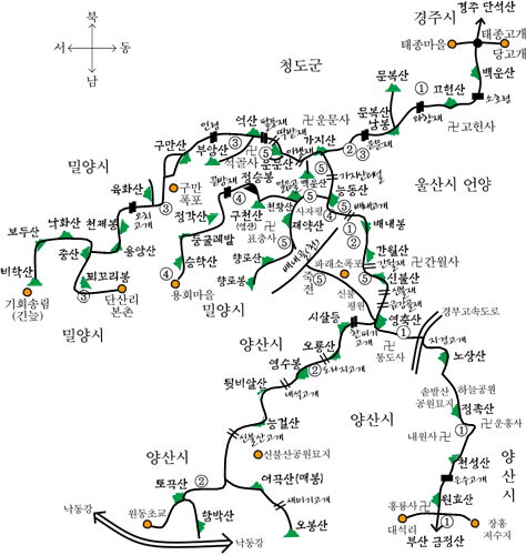 백운산등산로5코스 이미지