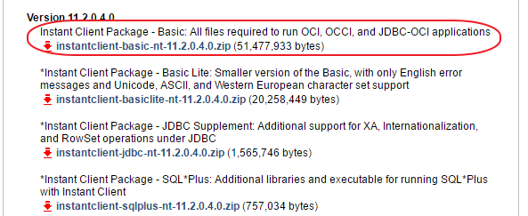 Oracle Instant client 설치[windows 10, windows 8, windows 7] : 네이버 블로그