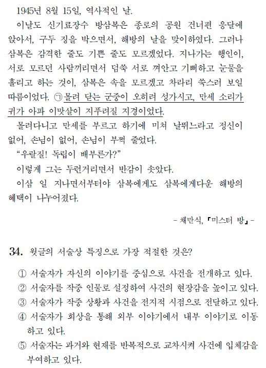 시점 1인칭 시점 전지적 작가 시점 3인칭 관찰자 시점 네이버 블로그