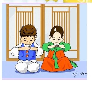 절하는 그림~세배그림, 세배이미지(36) : 네이버 블로그