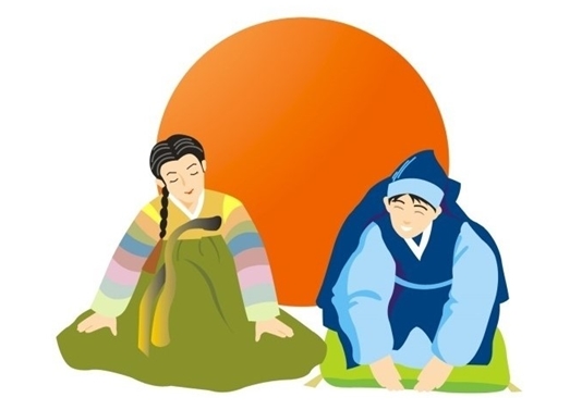 절하는 그림~세배그림, 세배이미지(36) : 네이버 블로그