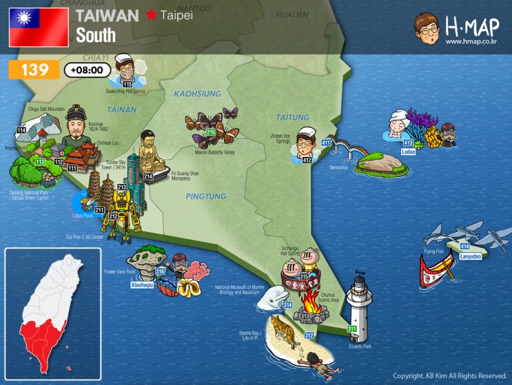 남부지도 이미지