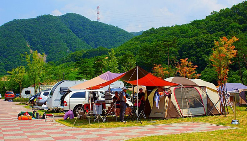 횡성군 병지방 오토캠핑장 이미지