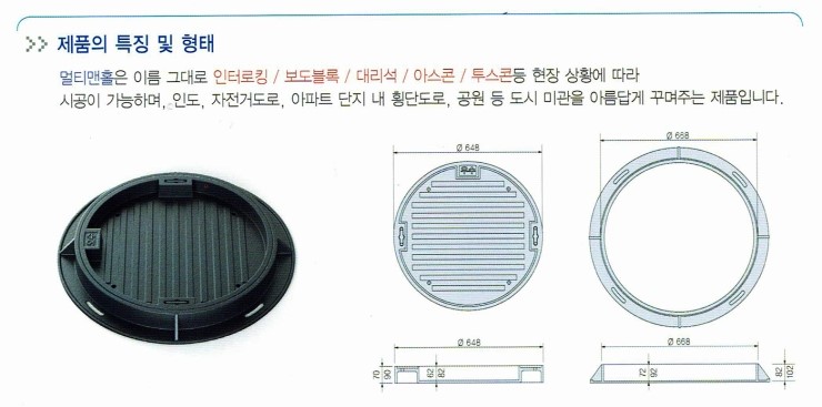 맨홀뚜껑 주철맨홀뚜껑 원형맨홀뚜껑 단가 가격 규격 종류 살펴보기 : 네이버 블로그