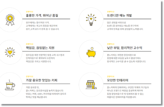 꿀스커피 이미지