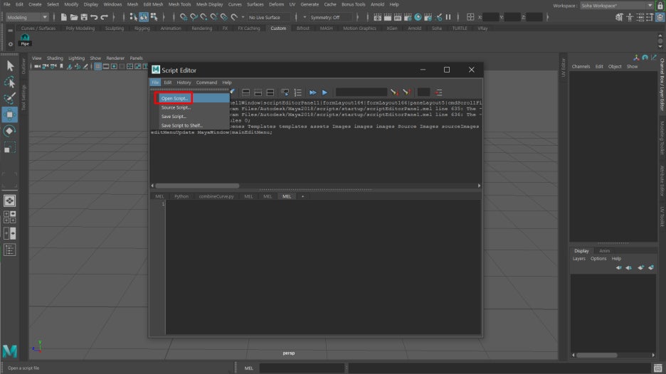 Convert Edge To Curve Maya