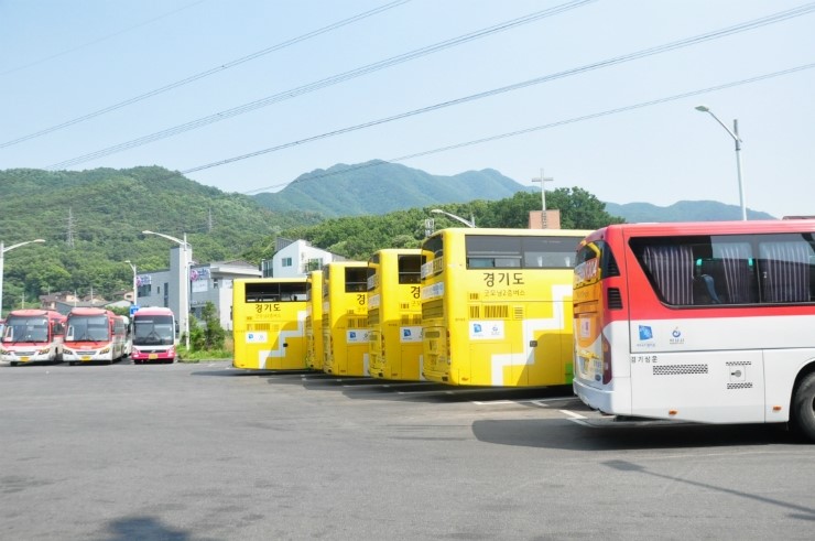 [하남터미널] 2층버스 구경하기! 하남시 버스환승 공영차고지(하남 Brt), 하남 시외버스정류장! : 20180624,0701 ...