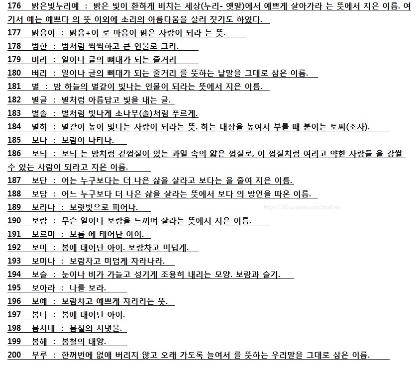 예쁜 닉네임 추천, 순우리말 한글 닉네임 vs 한자이름 176~320 : 네이버 블로그 예쁜 닉네임 추천, 순우리말 한글 닉네임 Vs 한자이름 176~320 : 네이버 블로그