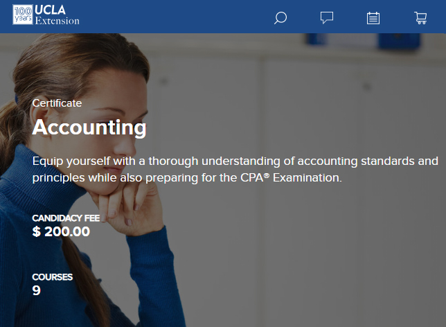 UCLA Extension Accounting Certificate 학생 후기 : 네이버 블로그