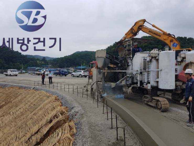 L형 측구 - 성토부 다이크 (호계-불정 간 국도 건설현장) : 네이버 블로그