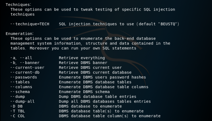 [칼리] SQL injection 자동화 도구 sqlmap 사용법 : 네이버 블로그