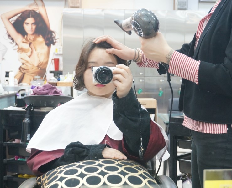 헤어컴 이미지