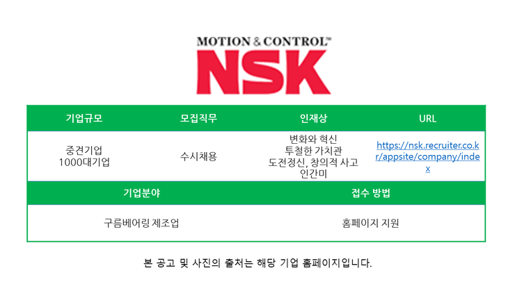 엔에스케이 이미지