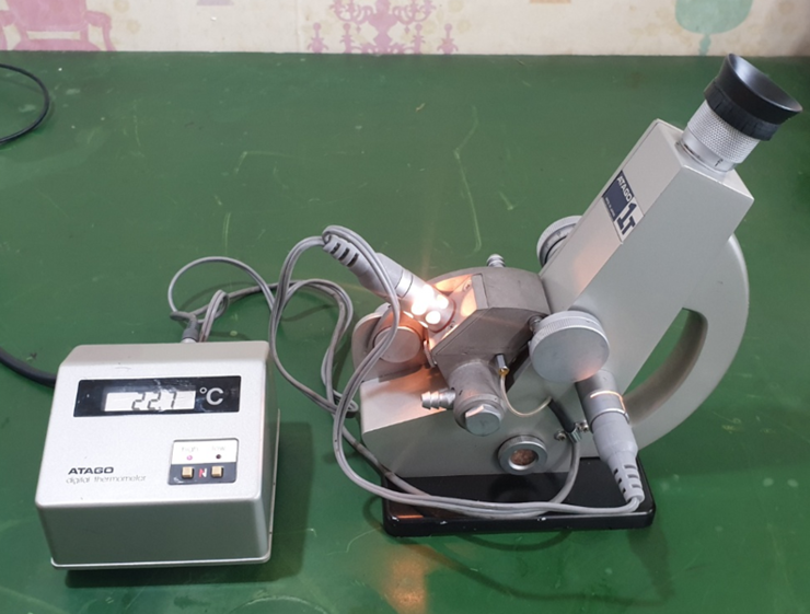 Atago 아베 굴절계 (ABBE Refractometer) 1T 네이버 블로그