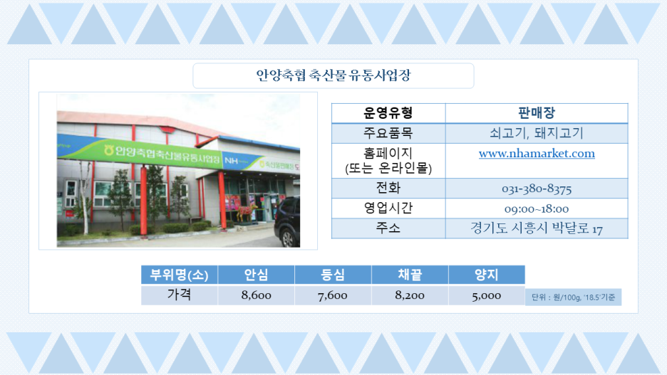안양축협축산물유통사업장 이미지