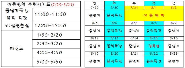 신동태권키즈짐 이미지