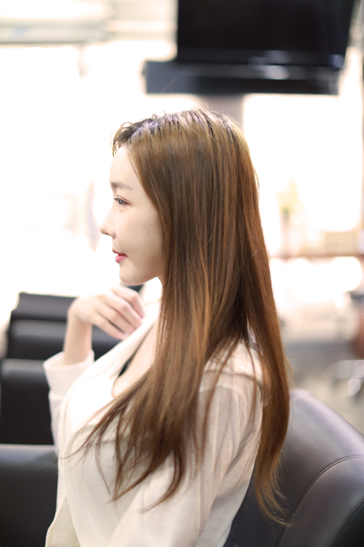 더추천헤어붙임머리 이미지