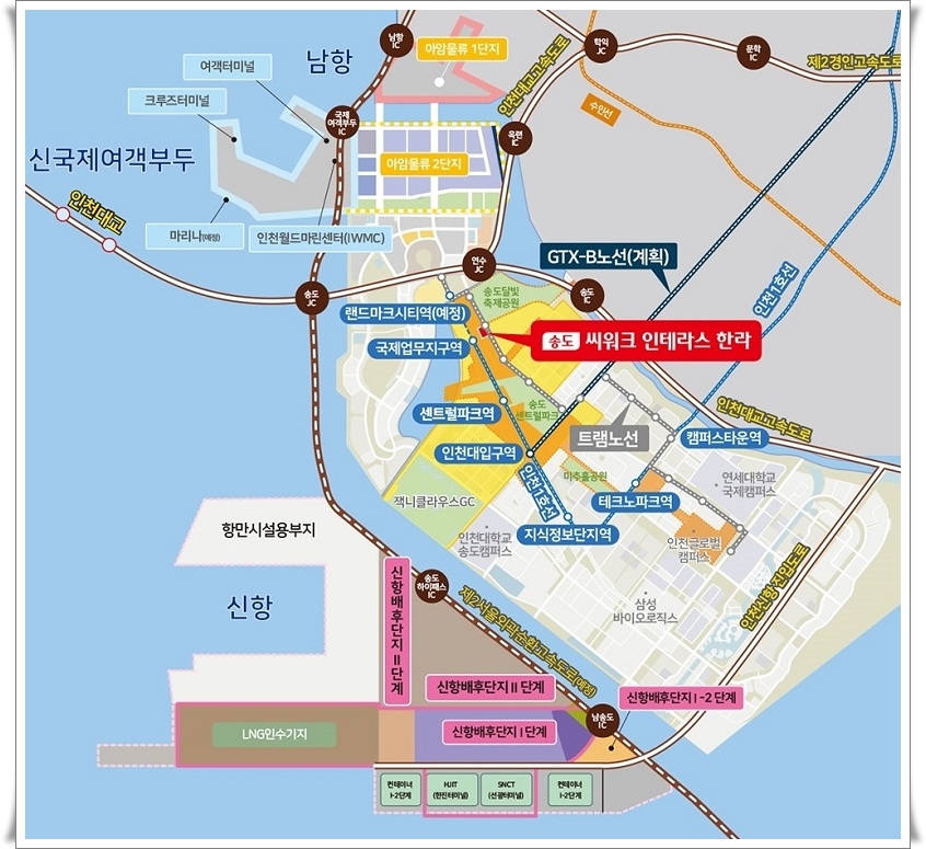 송도씨워크 이미지