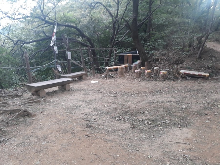 백봉산 태극기 이미지