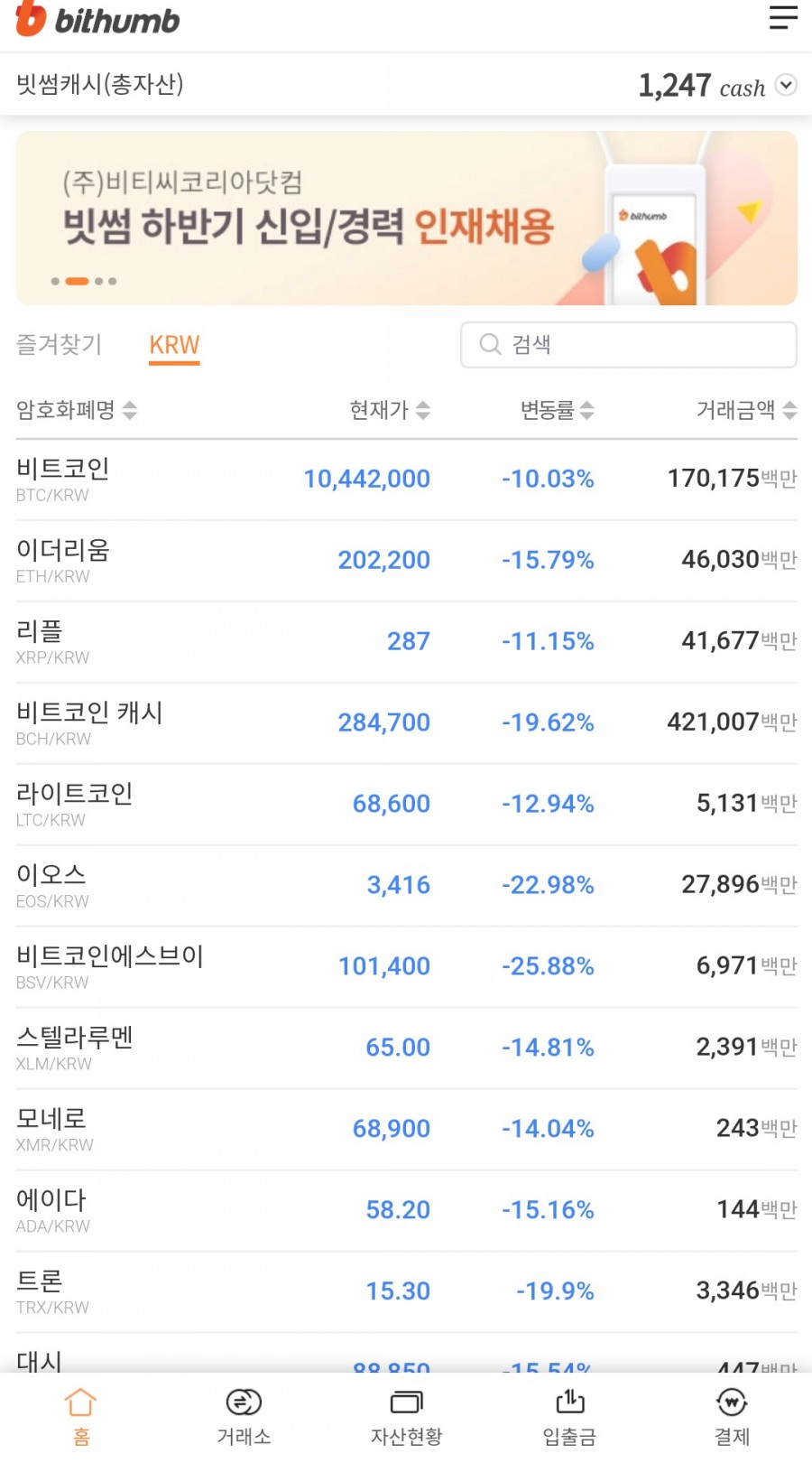 빗썸 비트코인 투자는 멈추기로 결정 : 네이버 블로그
