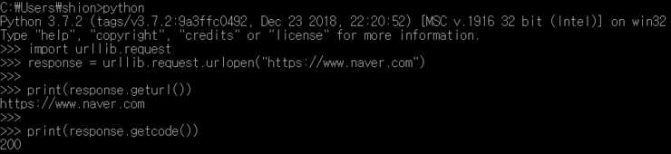 Python3 urllib 패키지 : 1. urllib.request 모듈 : 네이버 블로그
