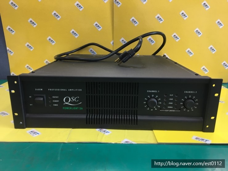 QSC Power Amp 수리 / QSC POWERLIGHT 3.4 PROFESSIONAl AMPLIFIER / MODEL