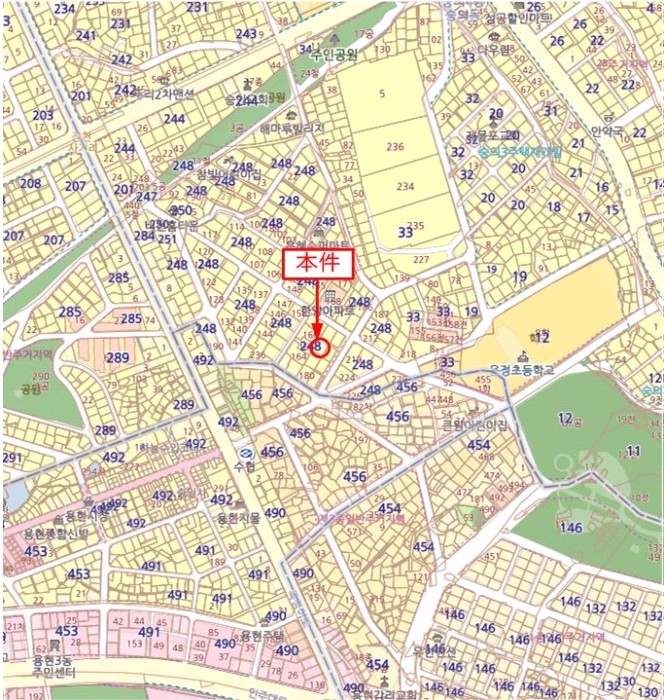 용정초등학교 이미지