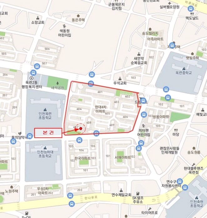 인천옥련초등학교 이미지