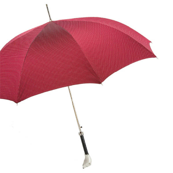 [현대백화점][파소티] 파소티 맨럭셔리 베리 엘레강트 패브릭 베어 핸들 1단 자동 우산 MX9P2K71 