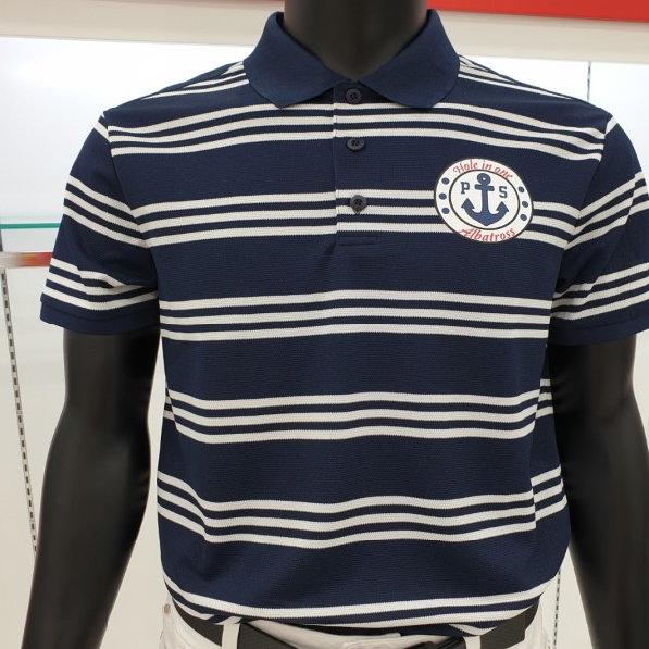 파사디 (모다남양주) 남성 골프 마린스트라이프 반팔 티셔츠 Q17MTT081M, 95 