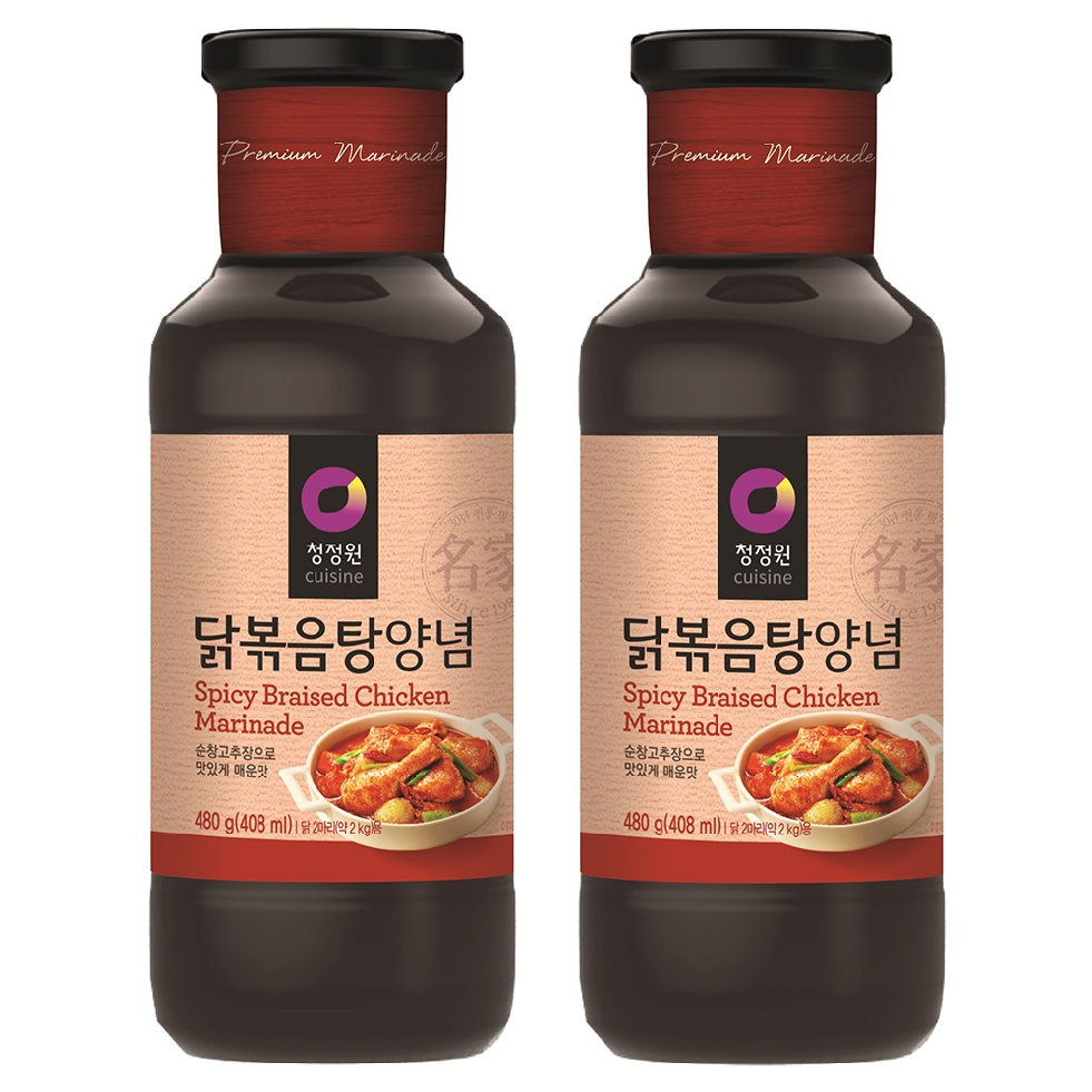 청정원 닭볶음탕 양념 소스, 480g, 2개 