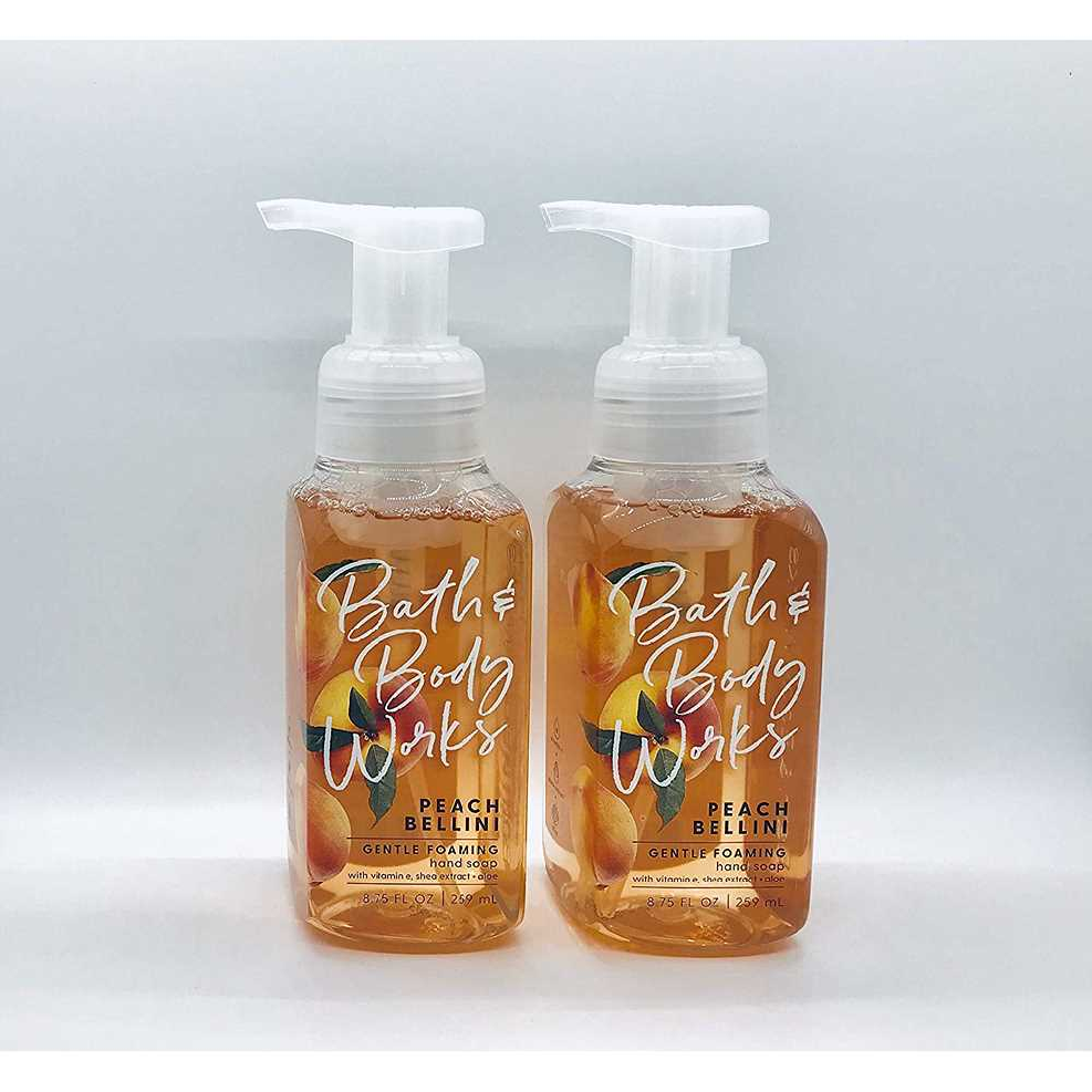 바스앤바디웍스 피치 벨리니 포밍 핸드 워시 손세정제 259ml 2팩 - BBW Gentle Foaming Hand Soap, 상품명확인 