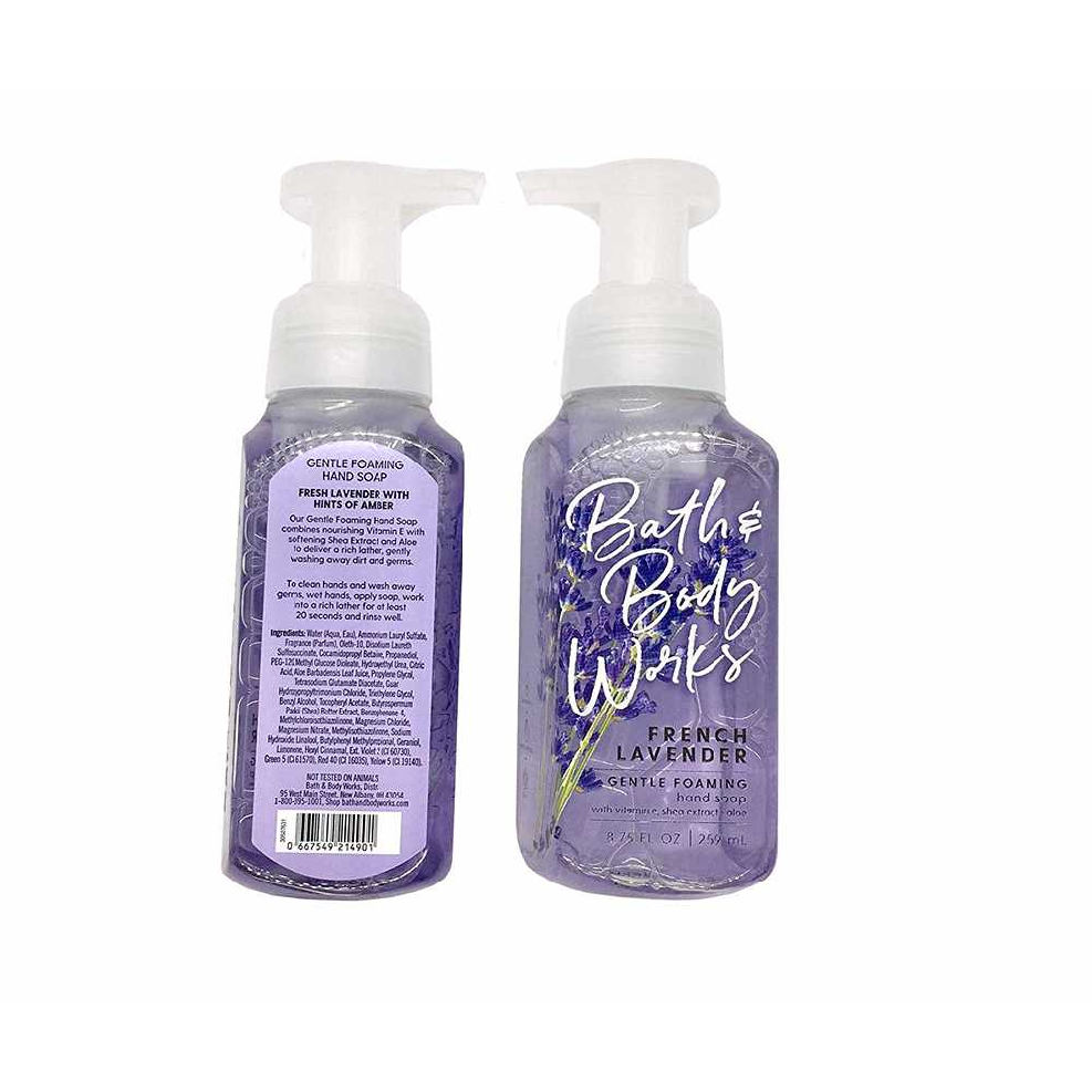 바스앤바디웍스 프렌치 라벤더 포밍 핸드 워시 손세정제 259ml 2팩 - BBW Gentle Foaming Hand Soap, 상품명확인 