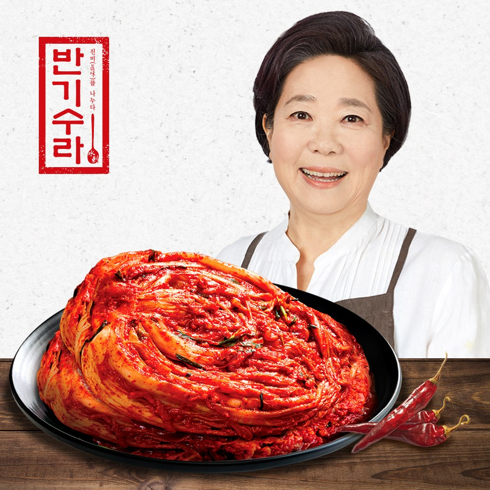 반기수라 양희경 서울식 집밥 포기김치 8kg, 단품 