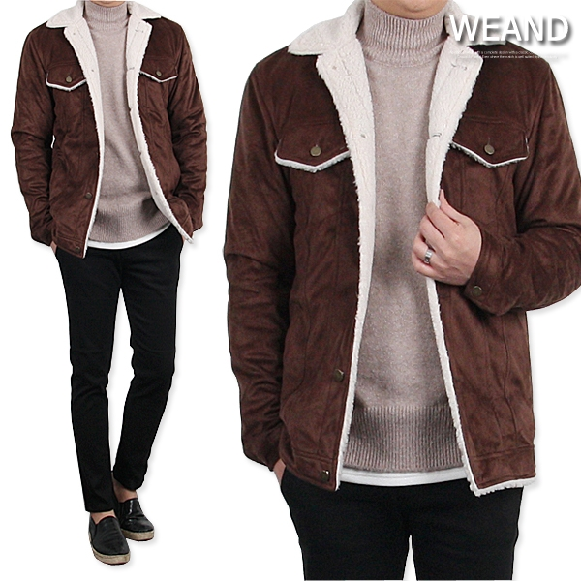 위앤드 스웨이드 양털 자켓3 color / 95~105 size 남자 스웨이드 무스탕/양털 스웨이드 점퍼/남자 겨울 자켓 