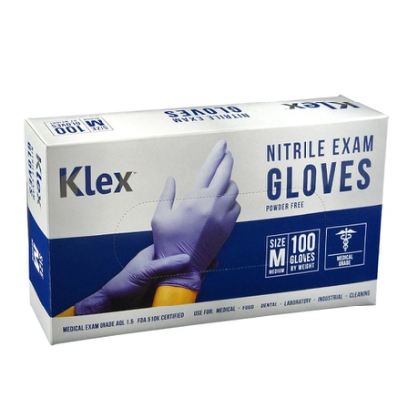 Klex Nitrile 시험 장갑-의료용 등급 파우더 프리 라텍스 고무 프리 일회용 식품 안전 라벤더 S Smal, 상세 설명 참조0, One Color 
