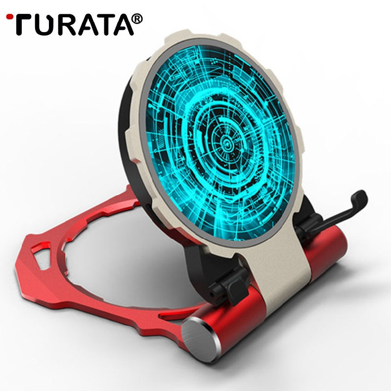 Turata 아이언 맨 qi 무선 빠른 충전기 아이폰 x 8 삼성 s9 빠른 충전 패드 foldable 홀더 휴대용 무선 충전기, 1개, 보편 