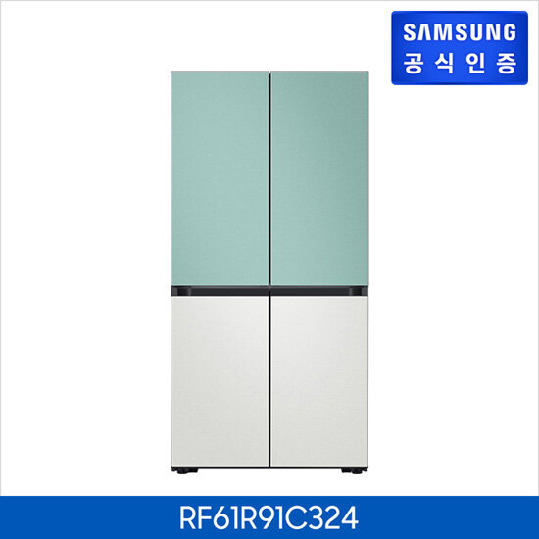 [신세계TV쇼핑][삼성] 비스포크 냉장고 4도어 키친핏 RF61R91C324, 단일상품 