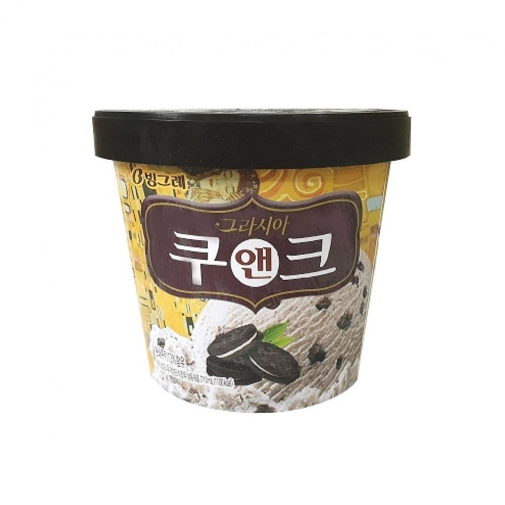 리치지나 빙그레 투게더 쿠앤크 1박스 6개입 딸기아이스크림 컵 아이스크림, 1 