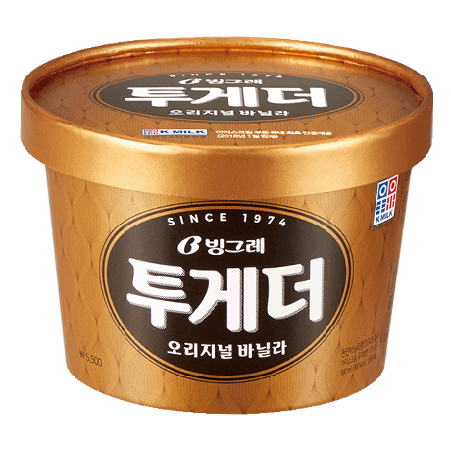 빙그레 투게더 바닐라 6개 (1박스) 아이스크림 홈, 1박스, 900ml 