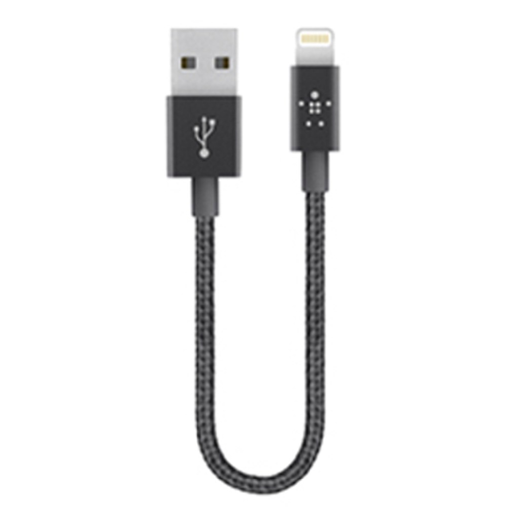 ��Ų MFI���� MIXIT ��Ż�� ����Ʈ�� USB ���̺� 15cm (F8J144bt06IN), F8J144bt06IN-BLK, 1�� 