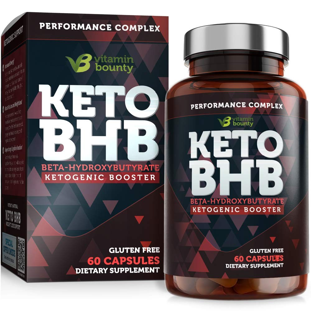미국 정품 무료배송 Vitamin Bounty KETO BHB 저탄고지 키토다이어트 영양제 키토제닉다이어트약 60캡슐, 2병 