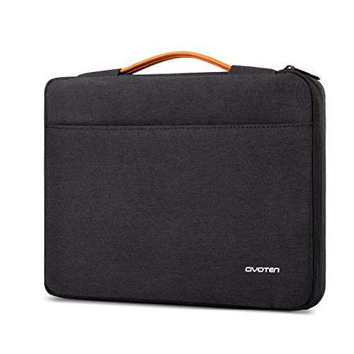 노트북 파우치 Civoten 14 Inch Laptop Sleeve Case Notebook Bag 360° Protective Handbag for 15" New MacBook Pro/Lenovo Flex 4/ThinkPad X1 Carbon L, Size = 15.6 Inch | Color = Black 