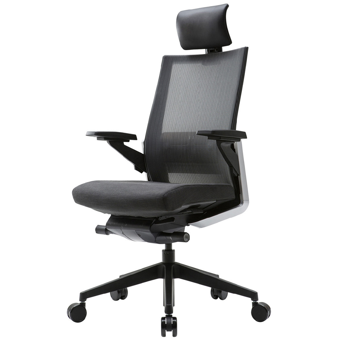 시디즈 매쉬 사무용 의자 T800HLDA Sidiz Mesh Office Chair, 블랙 